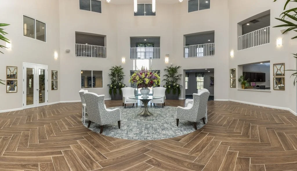 SaraBella Senior Living Lobby
