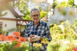 Senior gardening