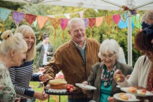 Seniors Enjoy Garden Party